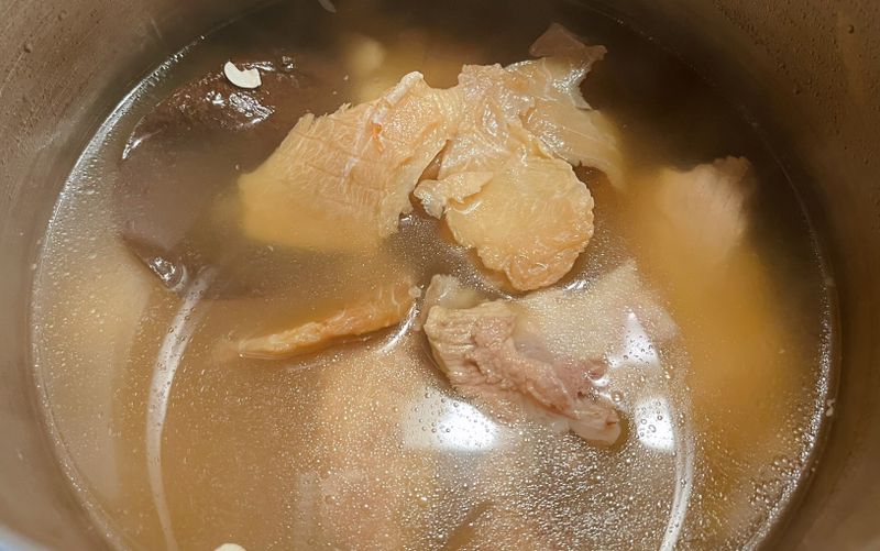 鱷魚肉川貝海底椰湯