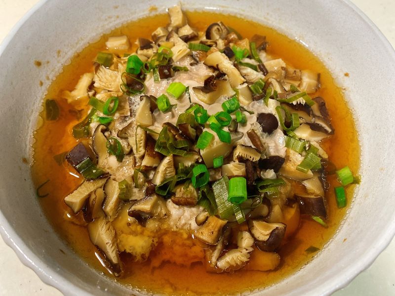 香菇蒸肉餅