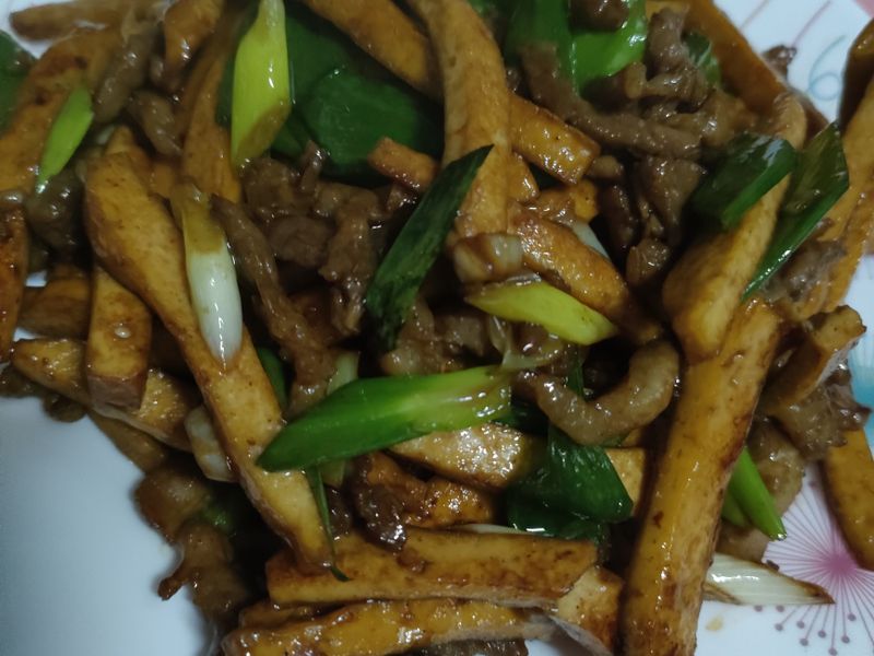 豆干炒肉絲