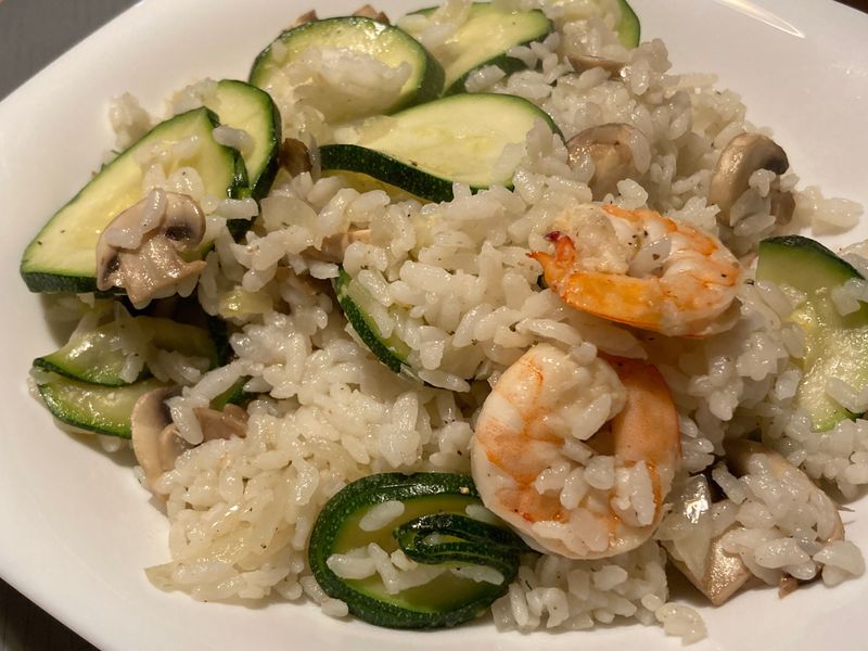 蝦仁櫛瓜飯