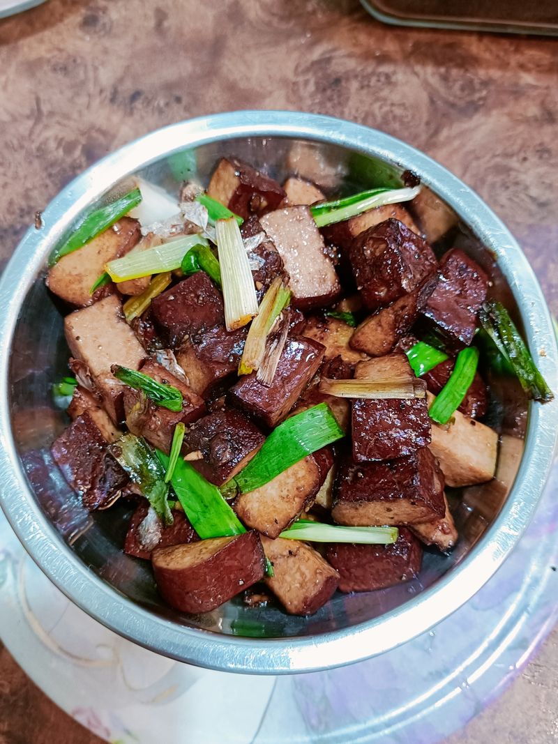 下飯蔥爆五香豆乾