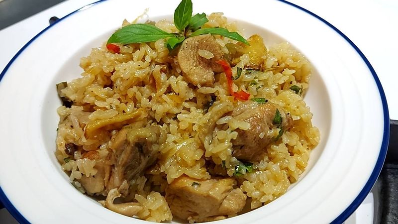 塔香雞粒飯(電鍋料理)
