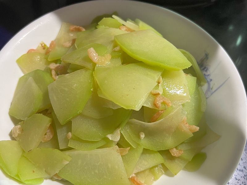蝦米炒佛手瓜