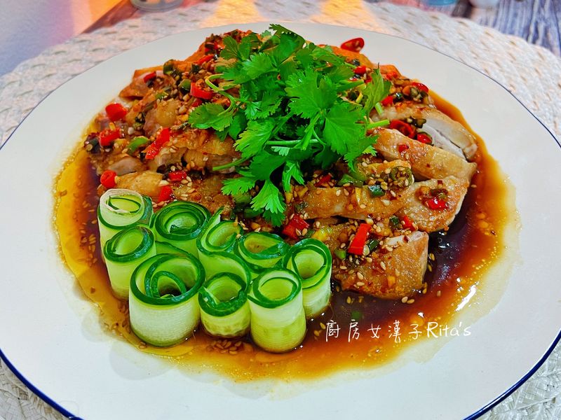酸辣去骨雞腿