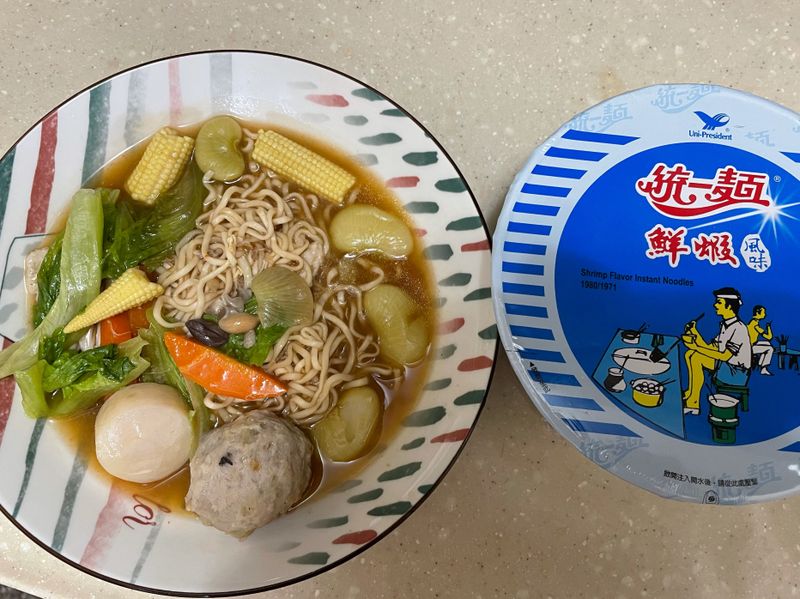 鮮蝦燴燴燴麵