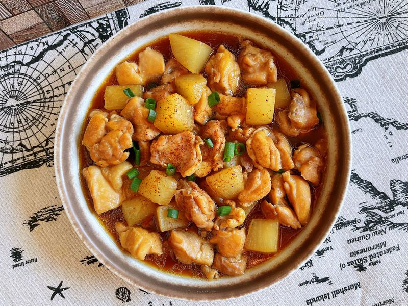 日式蘿蔔雞肉煮