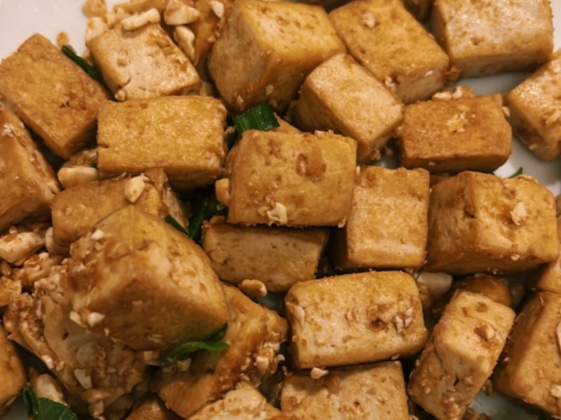 金沙豆腐