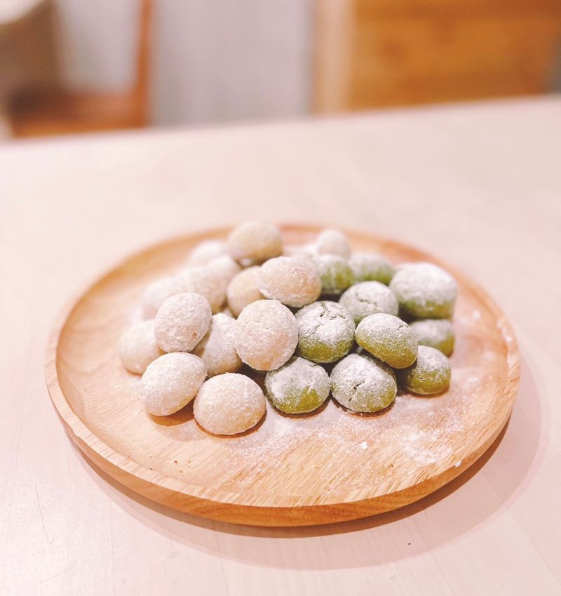 抹茶雪球餅乾