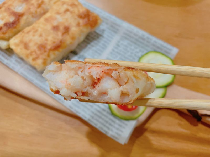 酥煎蝦餅