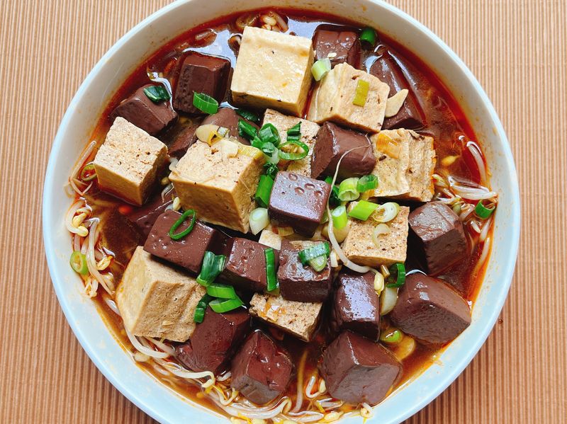 麻辣水血豆腐