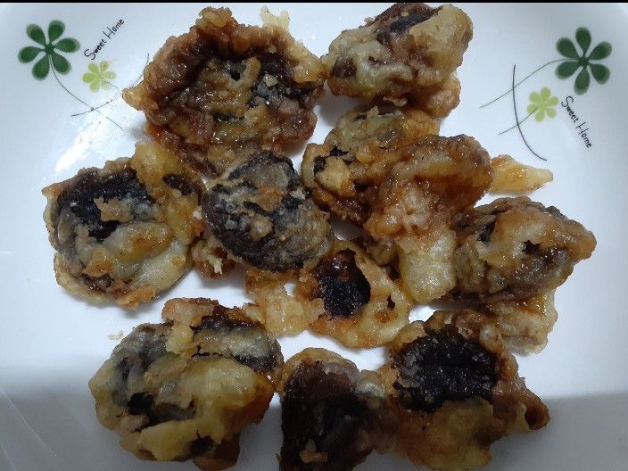我的家常菜～酥炸蜜汁香菇
