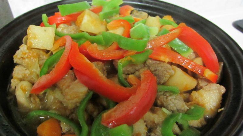 蔬菜燉肉飯