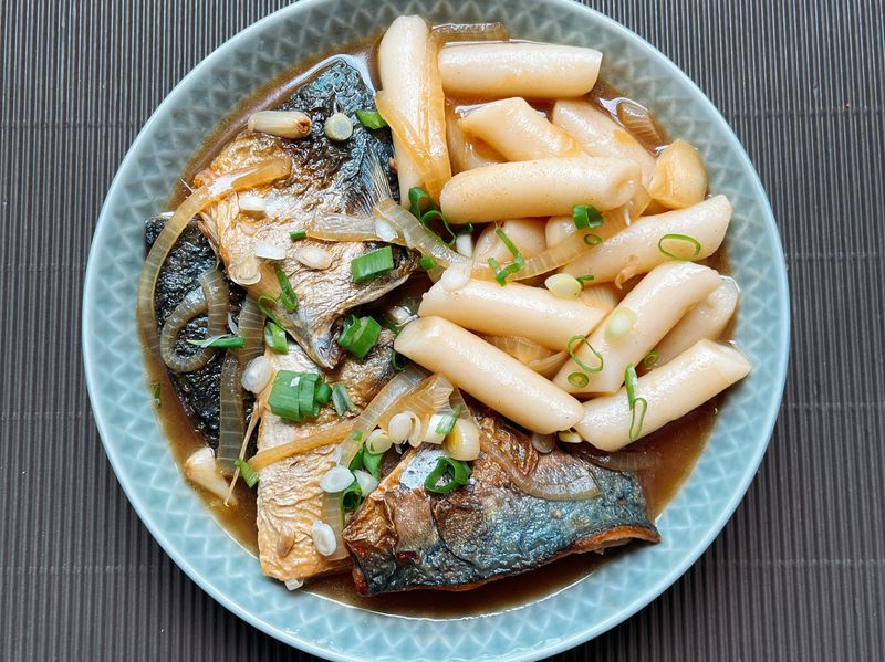 鯖魚年糕