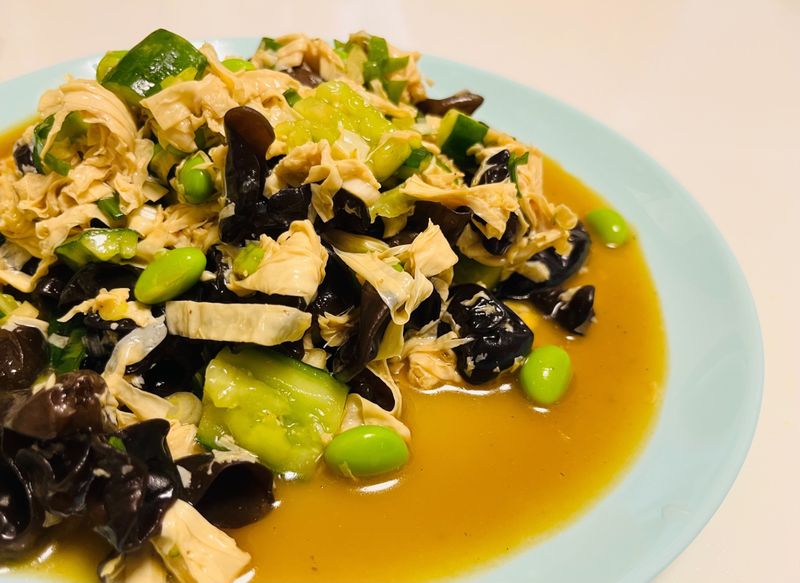 毛豆涼拌菜