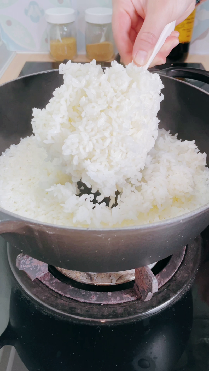鑄鐵鍋煮白飯★okane