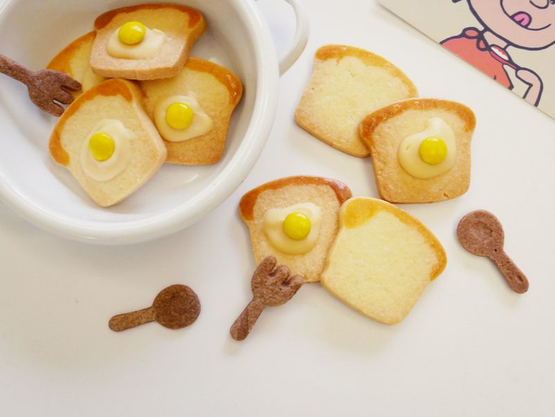 好療癒「蛋吐司餅乾」肚子餓了嗎!?