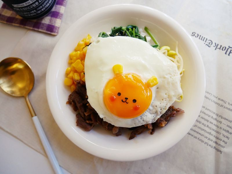 兒童版「小熊韓式牛肉拌飯」營養滿滿好美味