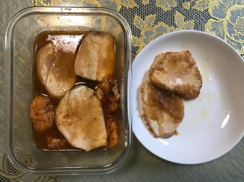 橙汁杏鮑菇排