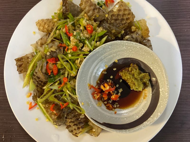 涼拌魚皮