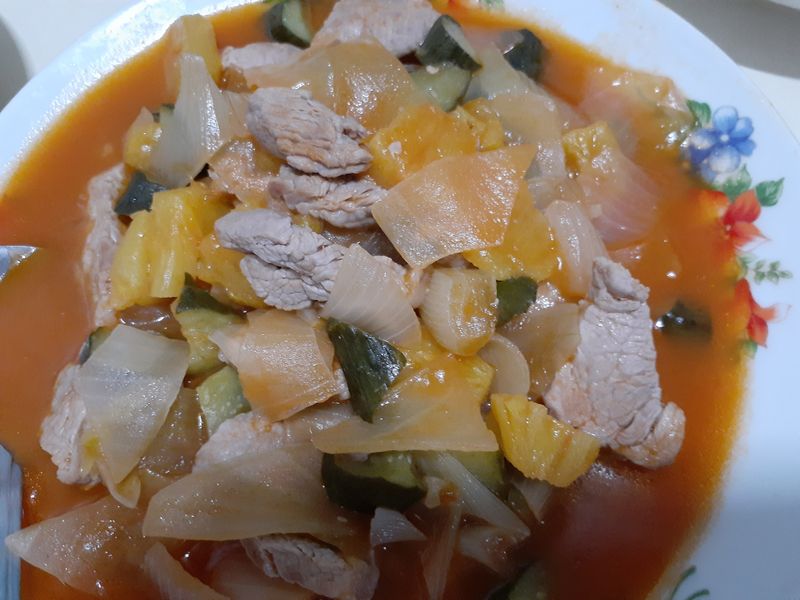 我的家常菜~糖醋梅花肉