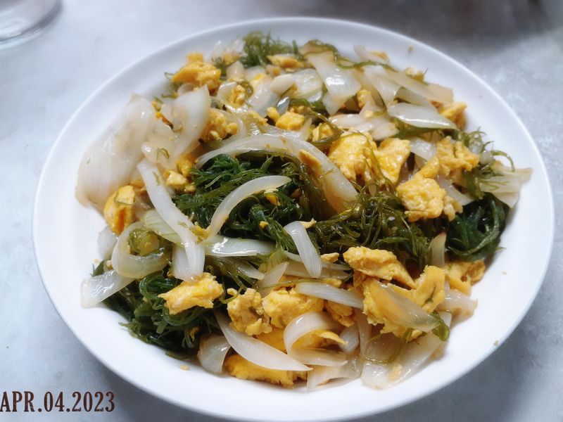 海菜炒蛋
