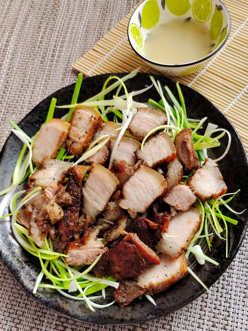 香煎鹹豬肉