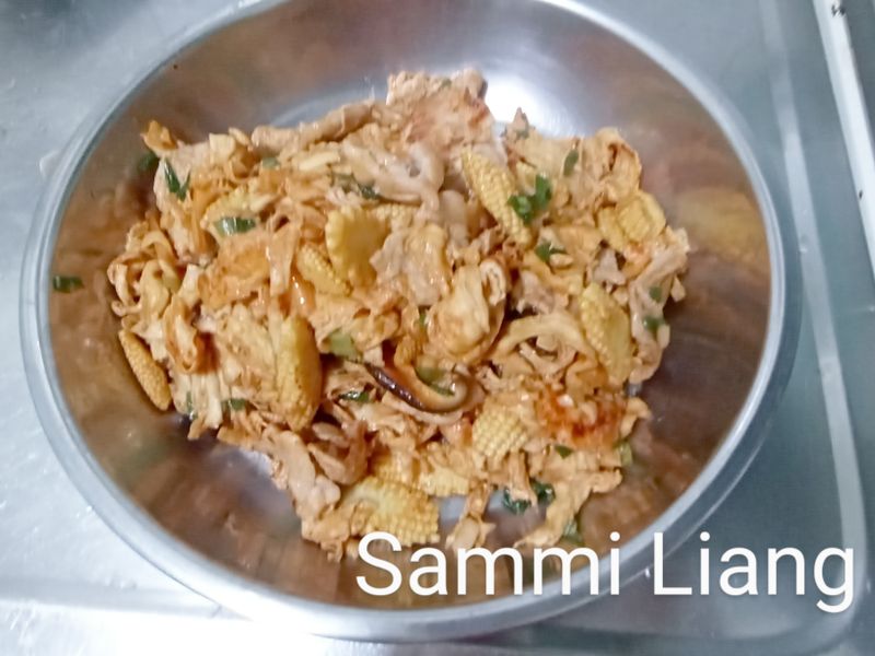 茄汁豆包肉片