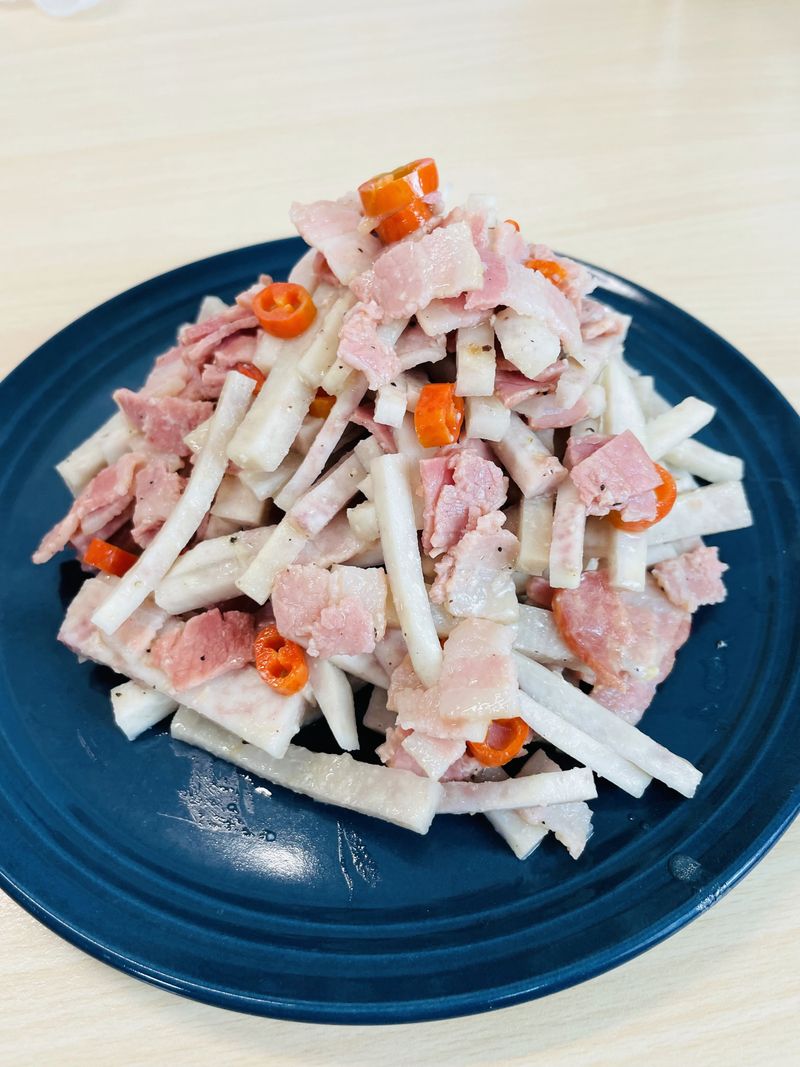 鹽麴芋頭培根｜過熱水蒸氣烤箱微波爐