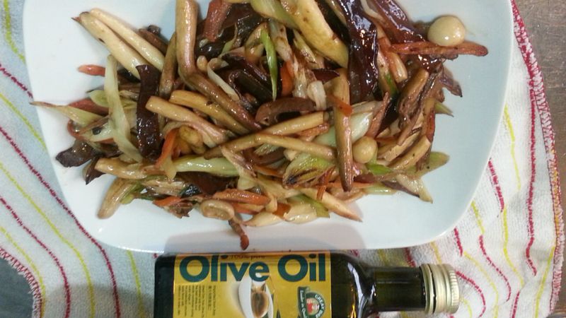 【得意的一天橄欖油】鮮炒菇菇時蔬