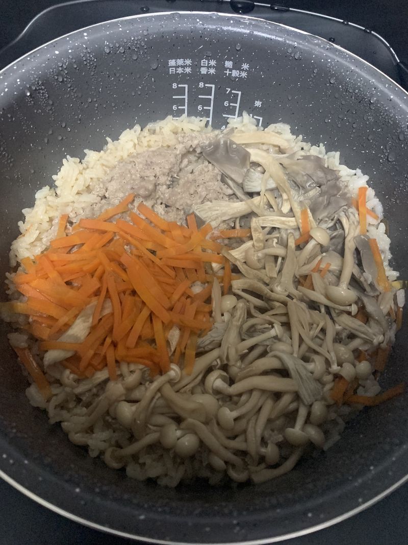菇菇絞肉飯