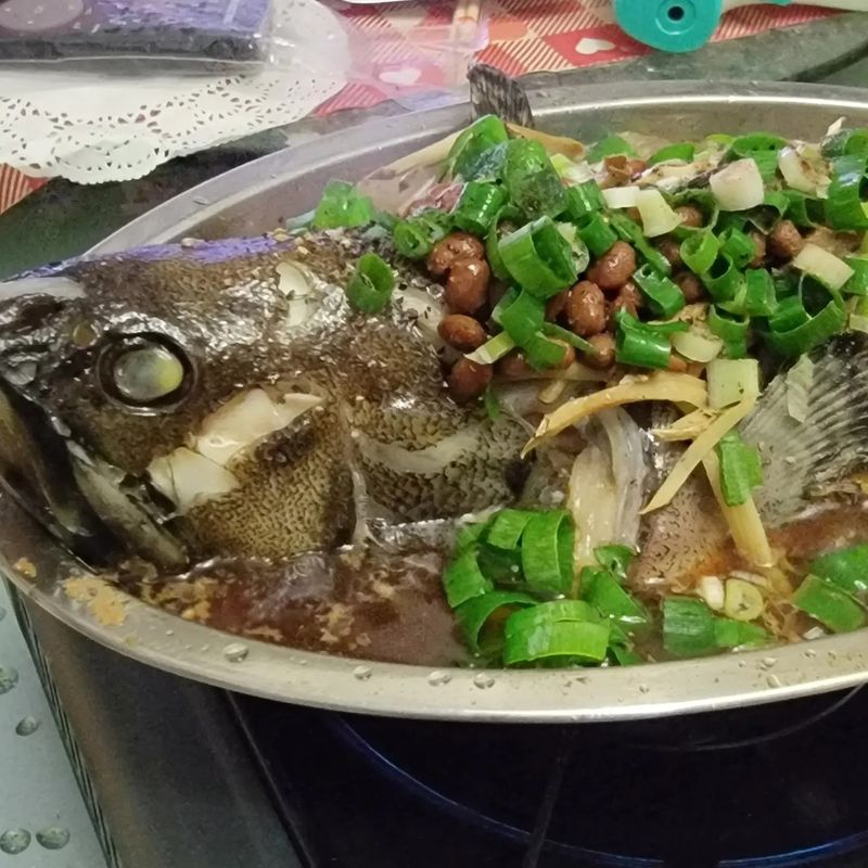 豆醬蒸龍虎斑