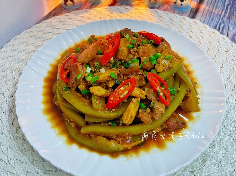 瓠瓜炒五花肉