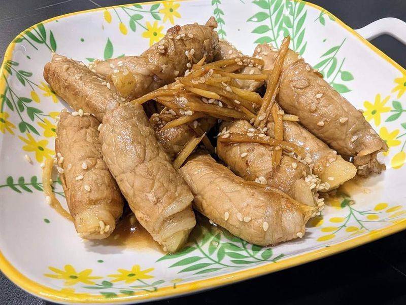 年糕肉捲