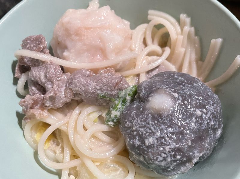 豆乳湯麵