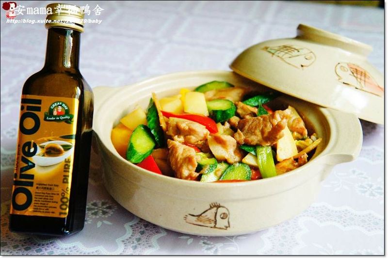 「得意的一天橄欖油」黃瓜肉片煲