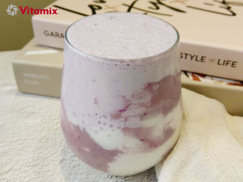 漸層芋泥牛奶｜Vitamix調理機