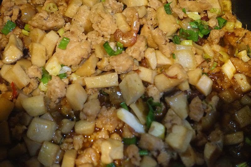 杏鮑菇炒肉醬