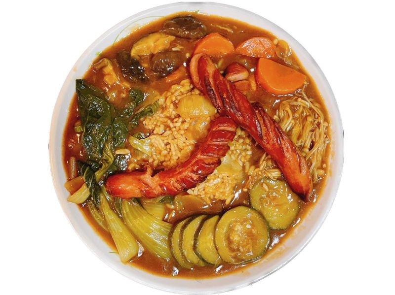 德腸野菜咖哩飯