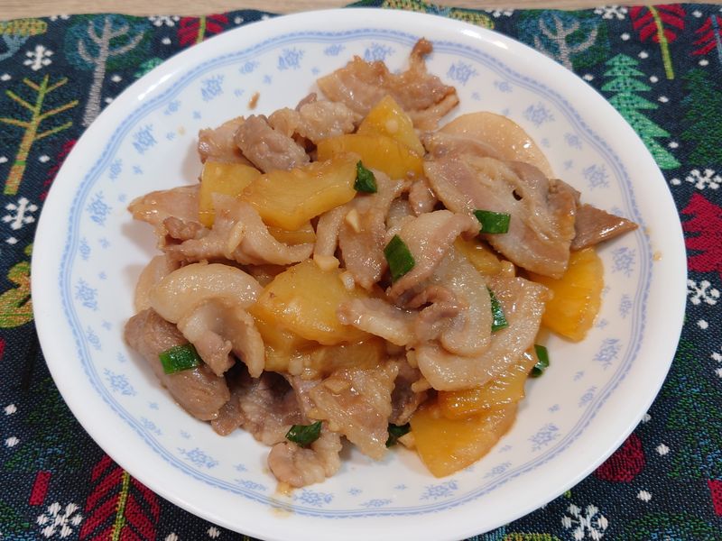 鳳梨炒五花肉