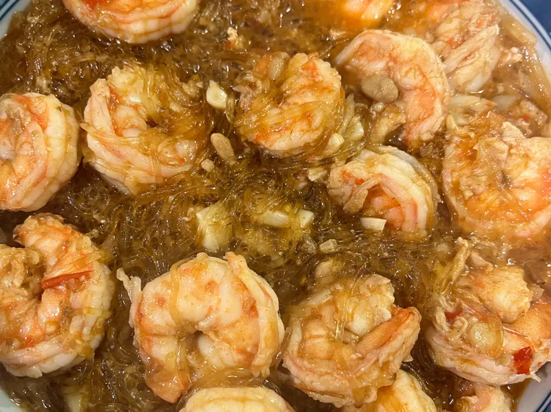鮮蝦粉絲煲