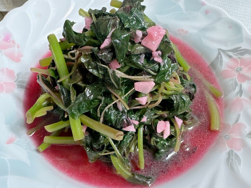 蒜炒紅莧菜