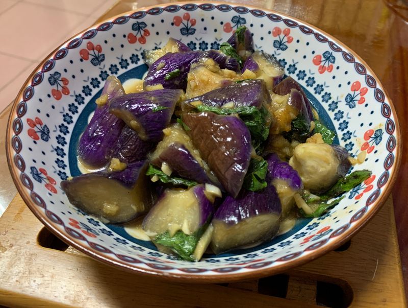 塔香茄子