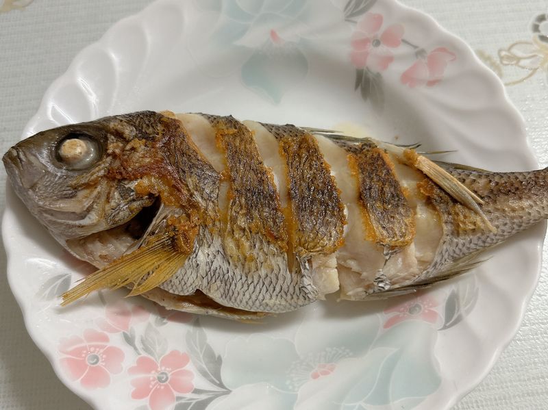 煎青雞魚