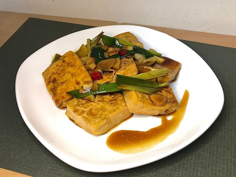 香煎板豆腐