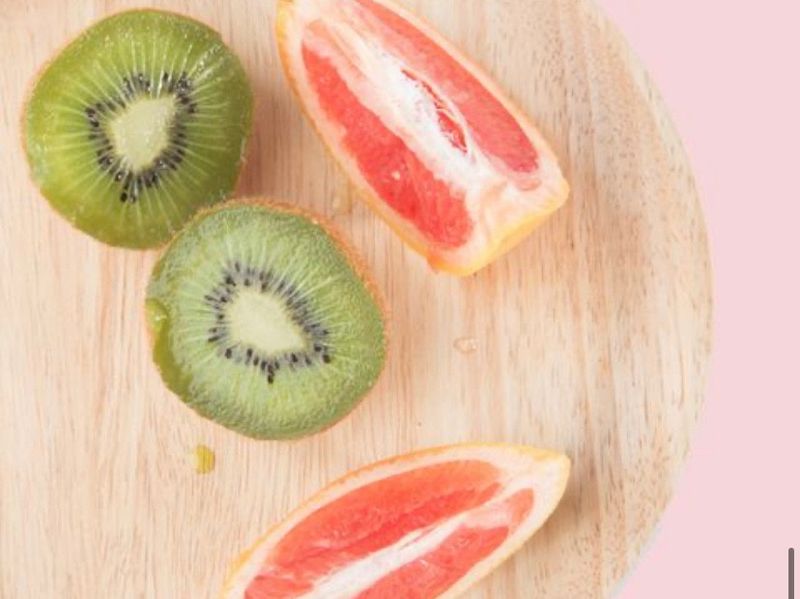 瘦小腹瘦肚子果汁食譜：香柚奇異果汁
