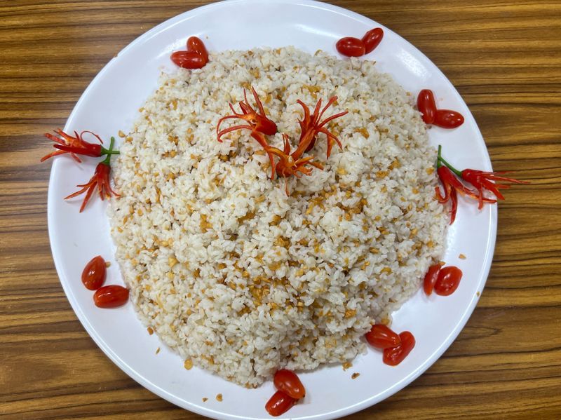 蒜頭炒飯