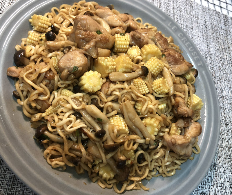三杯雞炒麵
