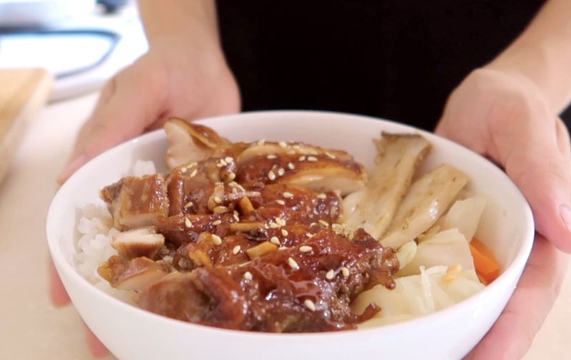 蒜香蜂蜜雞腿排
