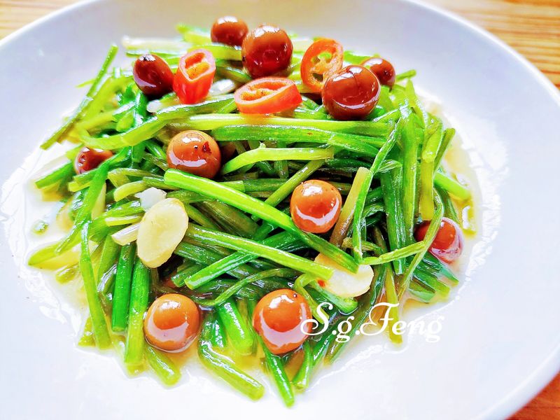 樹子炒水蓮