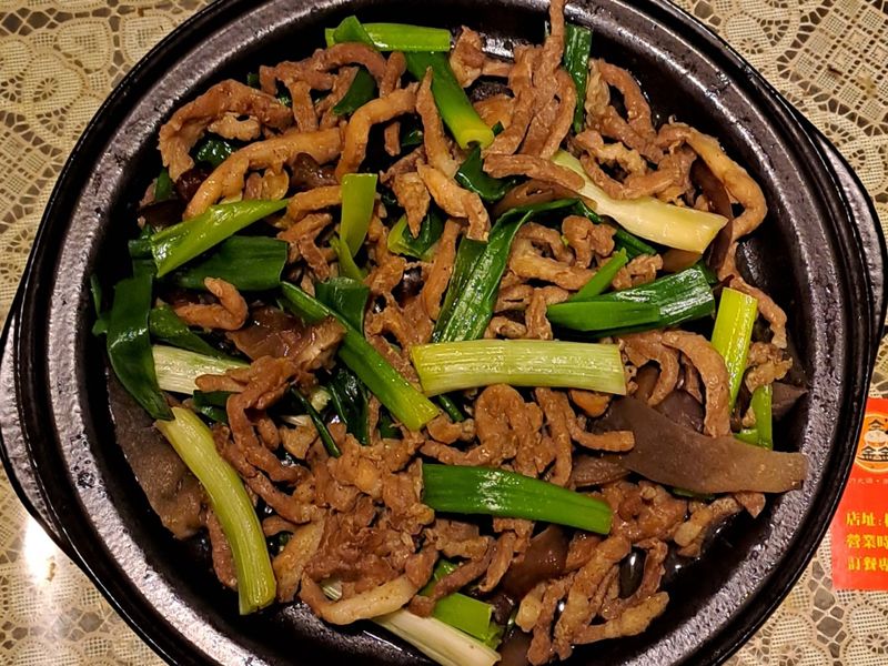 微波版蔥爆肉絲（改良版）